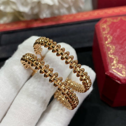 LUXEIFY CLASH LARGE HOOP EARRINGS