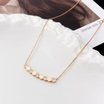 LUXEIFY BEE MY LOVE DIAMOND NECKLACE