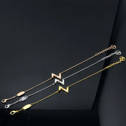 LUXEIFY VOLT LV LOGO BRACELET