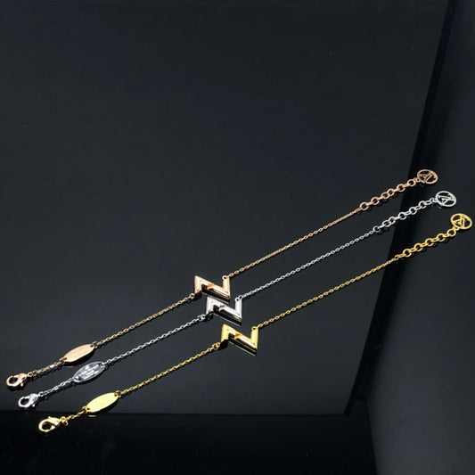 LUXEIFY VOLT LV LOGO BRACELET