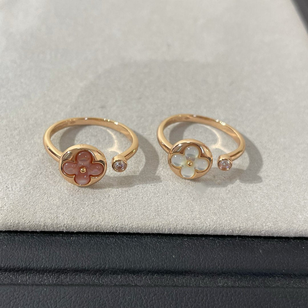 LUXEIFY SUN 1 DIAMOND PINK MOP RING