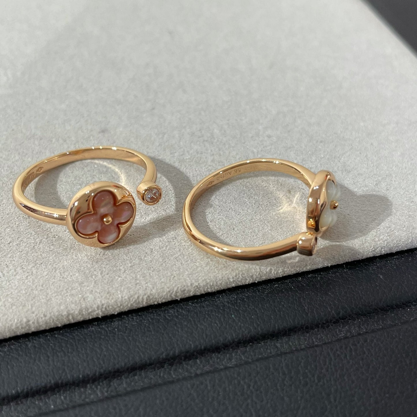 LUXEIFY SUN 1 DIAMOND PINK MOP RING