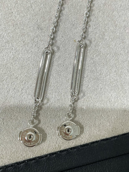 LUXEIFY CHAINE CHAOS DIAMOND DROP EARRINGS