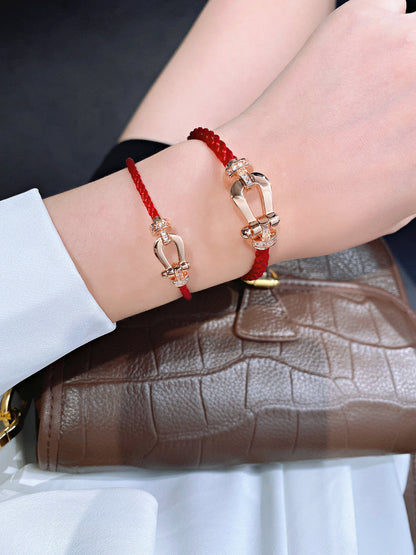 LUXEIFY FORCE 10 HALF DIAMOND PINK GOLD RED CORDERI LARGE AND MEDIUM MODEL