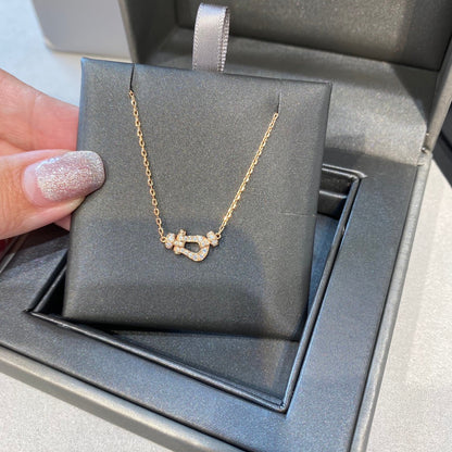 LUXEIFY FORCE 10 DIAMOND PINK GOLD NECKLACE MINI MODEL