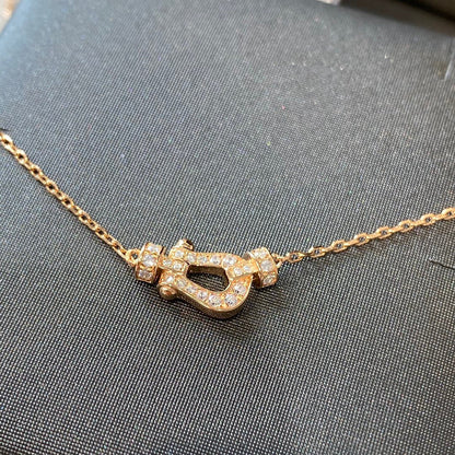 LUXEIFY FORCE 10 DIAMOND PINK GOLD NECKLACE MINI MODEL