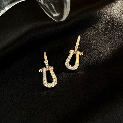 LUXEIFY FORCE 10 FULL DIAMOND DROP EARRINGS MEDIUM MODEL