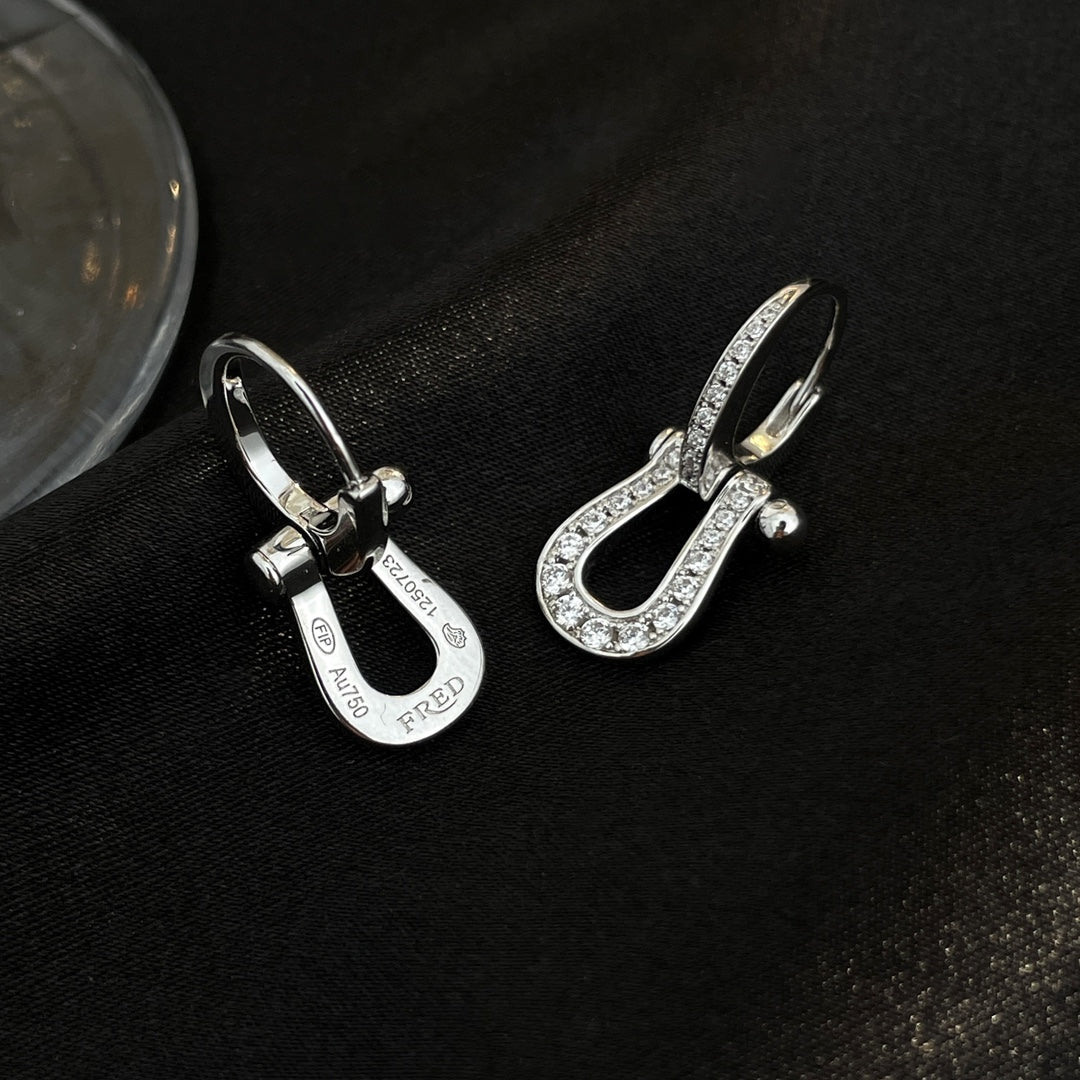 LUXEIFY FORCE 10 FULL DIAMOND DROP EARRINGS MEDIUM MODEL