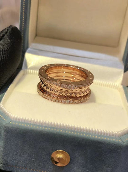LUXEIFY ZERO 1 ROCK DIAMOND PINK GOLD