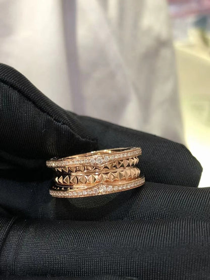 LUXEIFY ZERO 1 ROCK DIAMOND PINK GOLD