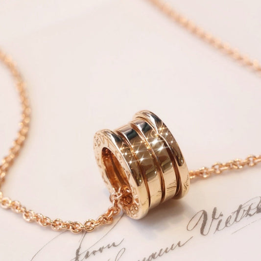 LUXEIFY ZERO 1 PINK GOLD NECKLACE