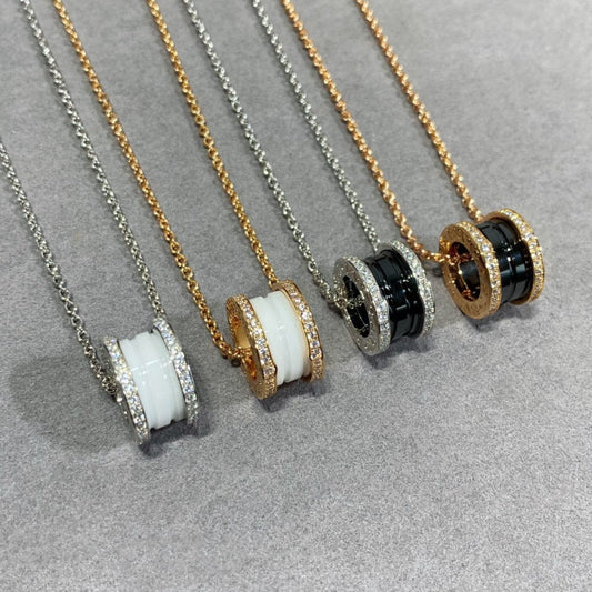 LUXEIFY ZERO 1 DIAMOND CERAMIC NECKLACE