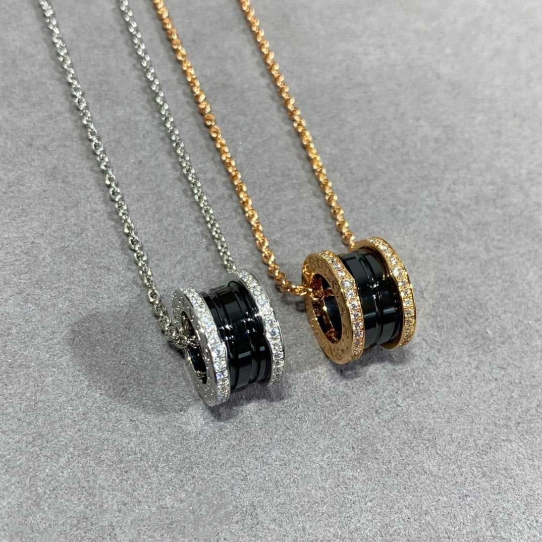 LUXEIFY ZERO 1 DIAMOND CERAMIC NECKLACE