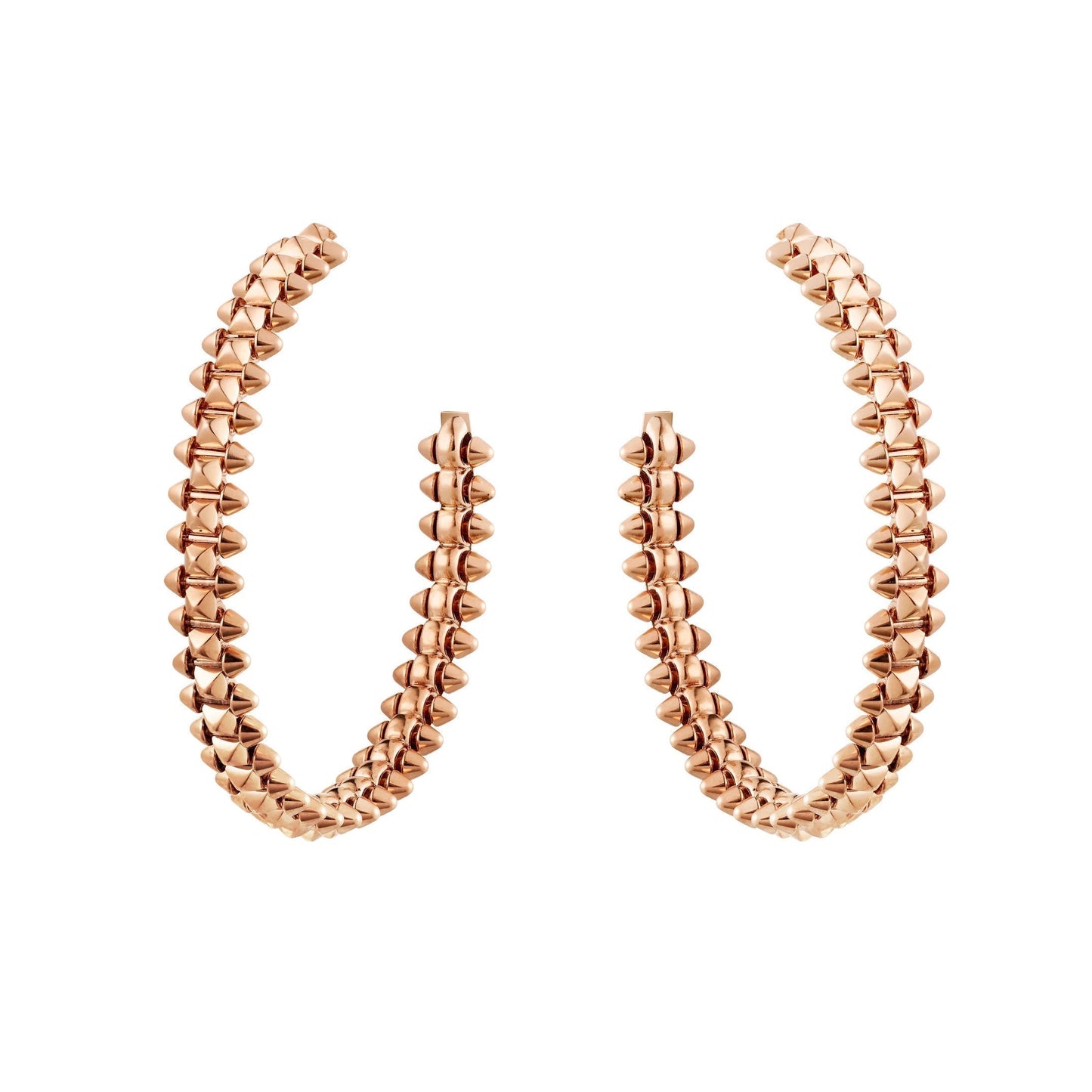 LUXEIFY CLASH LARGE HOOP EARRINGS