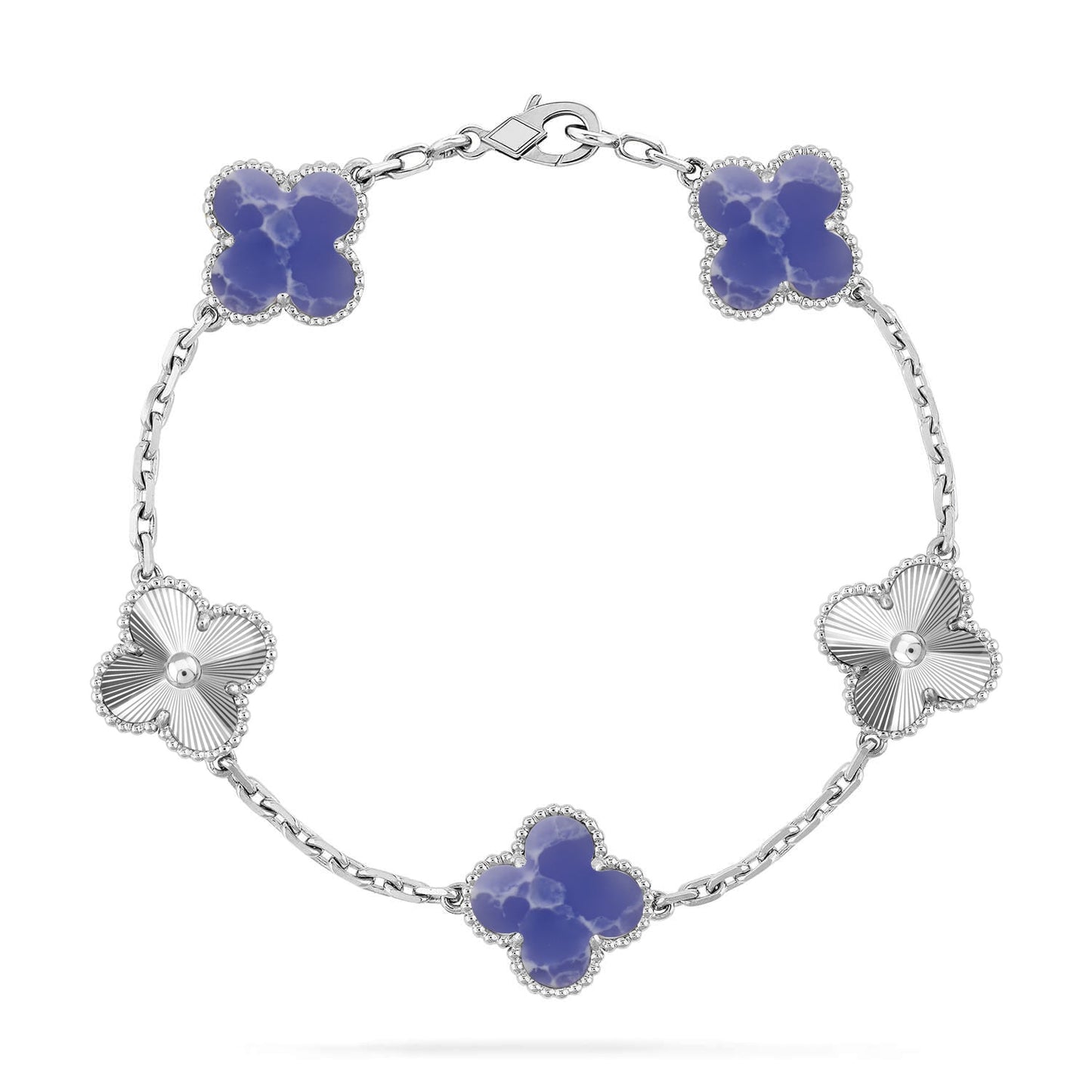 CLOVER 5 MOTIF BLUE VEINS BRACELET COLLECTION