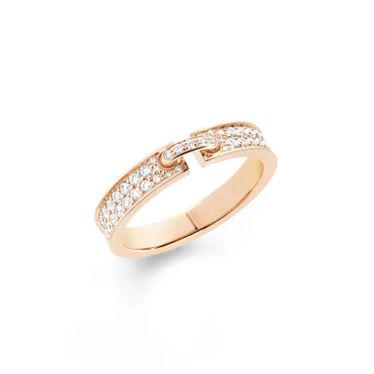 LUXEIFY ALLIANCE LIENS VIDENCE PAVED DIAMOND 4MM RING