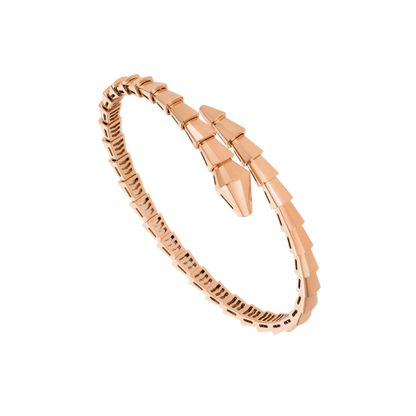 LUXEIFY SERPENTI VIPER PINK GOLD BRACELET