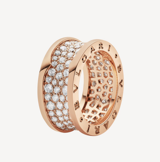 LUXEIFY ZERO 1 WITH PAVED DIAMONDS ON THE SPIRAL RING