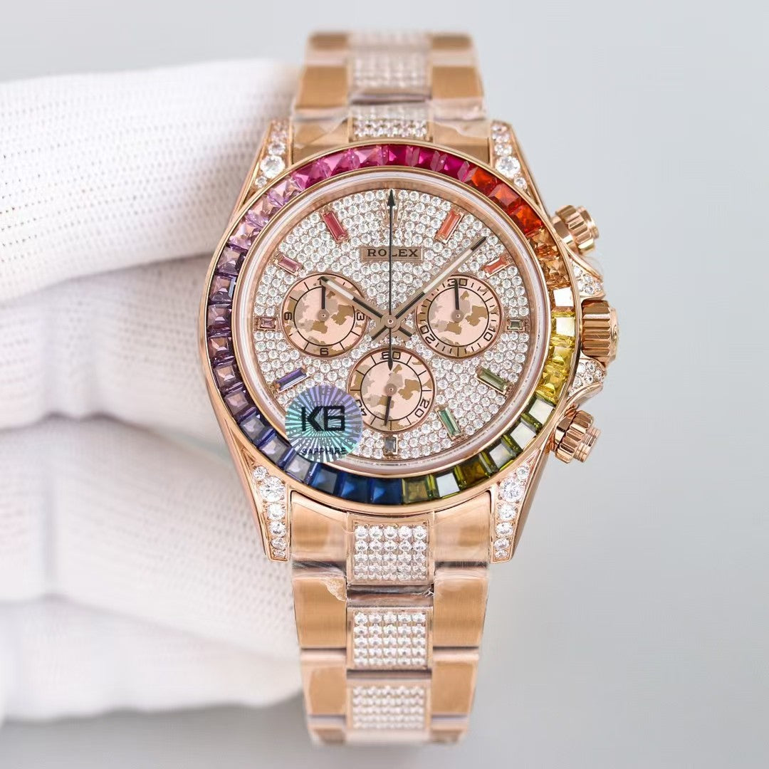LUXEIFY Second-Generation R Daytona Rainbow Watch