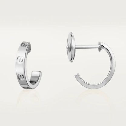LUXEIFY LOVE EARRINGS 2.65MM SILVER