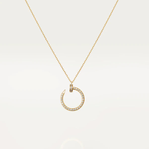 LUXEIFY JUSTE NECKLACE GOLD DIAMONDS