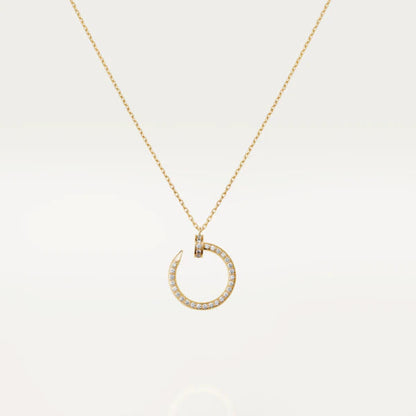 LUXEIFY JUSTE NECKLACE GOLD DIAMONDS