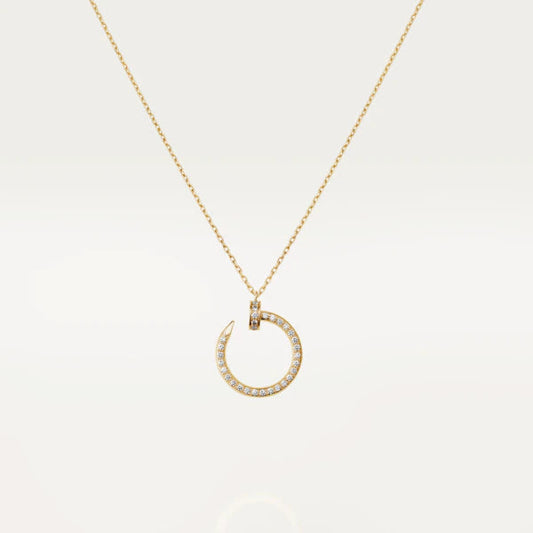 LUXEIFY JUSTE NECKLACE GOLD DIAMONDS
