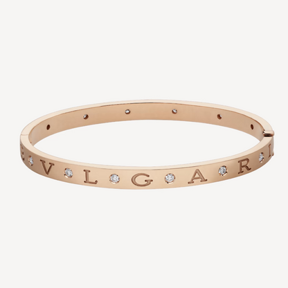 LUXEIFY ZERO 1 PINK GOLD 12 DIAMONDS BRACELET