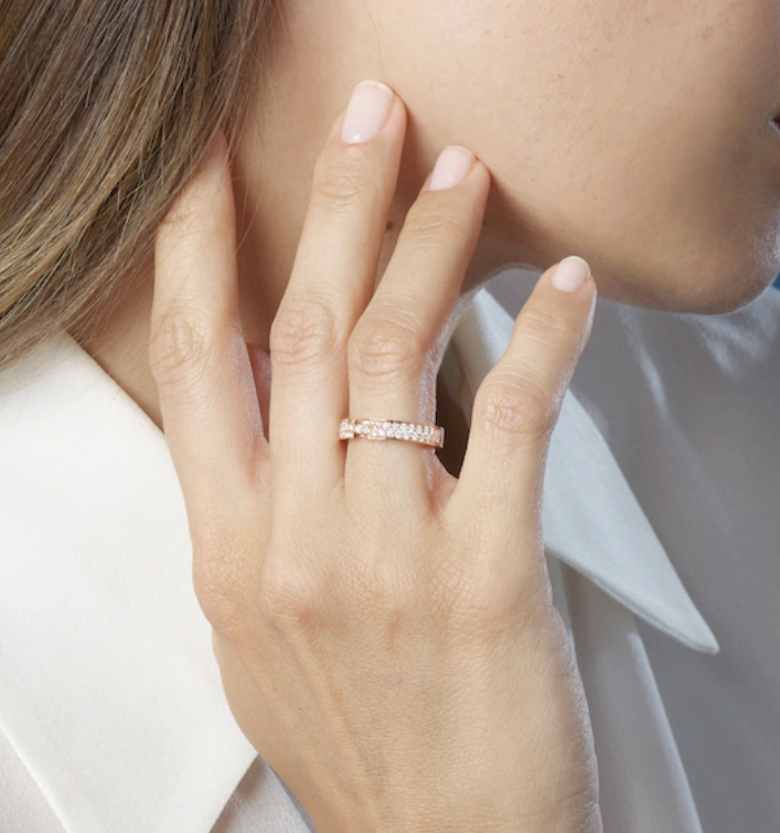 LUXEIFY ALLIANCE LIENS VIDENCE PAVED DIAMOND 4MM RING