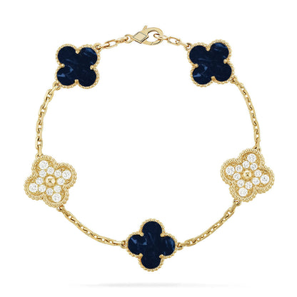 CLOVER 5 MOTIF PIETERSITE BRACELET COLLECTION