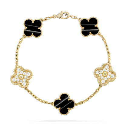CLOVER 5 MOTIF PULSAR STONE BRACELET COLLECTION