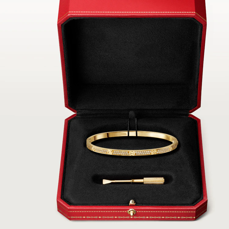 LUXEIFY LOVE BRACELET 3.65MM DIAMOND-PAVED