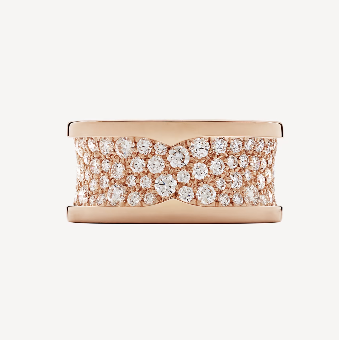 LUXEIFY ZERO 1 WITH PAVED DIAMONDS ON THE SPIRAL RING