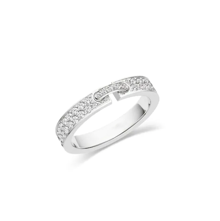 LUXEIFY ALLIANCE LIENS VIDENCE PAVED DIAMOND 4MM RING