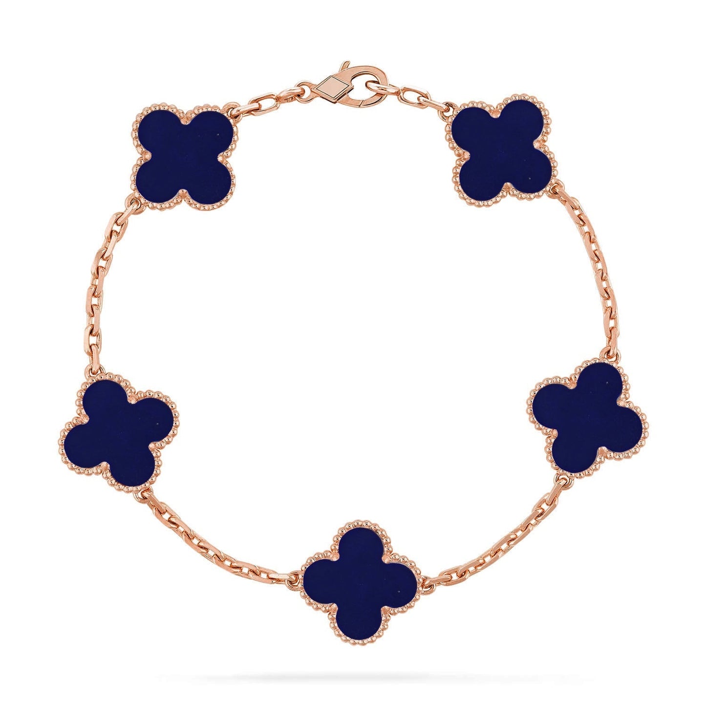 CLOVER 5 MOTIF LAPIS LAZULI BRACELET COLLECTION