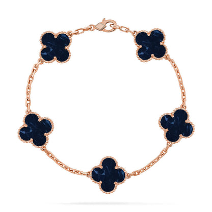 CLOVER 5 MOTIF PIETERSITE BRACELET COLLECTION