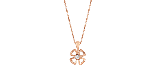 LUXEIFY FIOREVER NECKLACE DIAMOND CENTER
