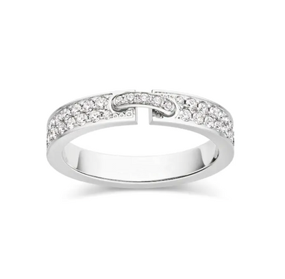 LUXEIFY ALLIANCE LIENS VIDENCE PAVED DIAMOND 4MM RING