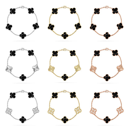 CLOVER 5 MOTIF PULSAR STONE BRACELET COLLECTION