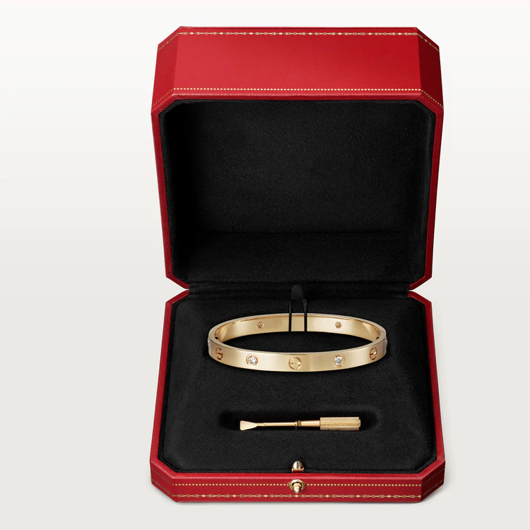 LUXEIFY LOVE BRACELET 6.1MM 4 DIAMONDS