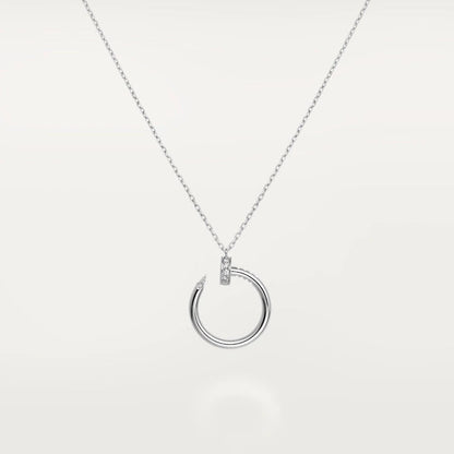LUXEIFY JUSTE NECKLACE SILVER