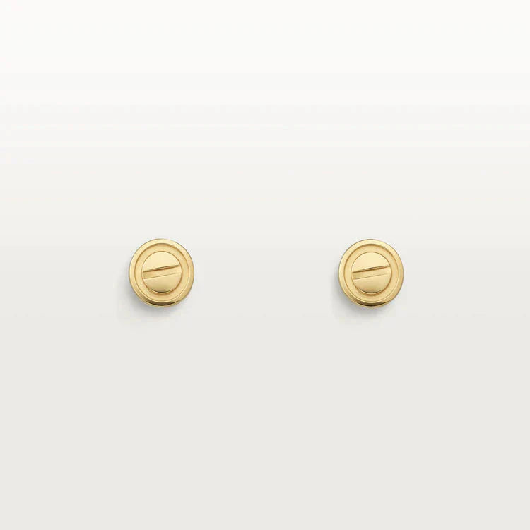 LUXEIFY LOVE EARRINGS GOLD 10MM