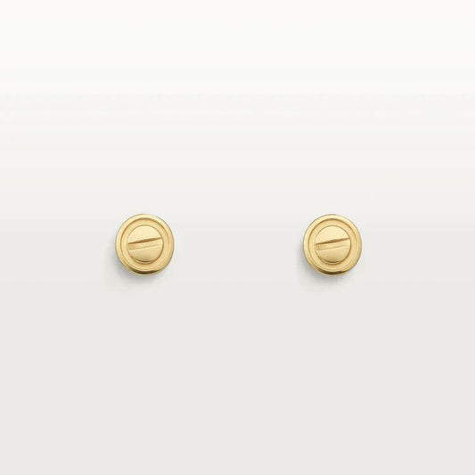 LUXEIFY LOVE EARRINGS GOLD 10MM