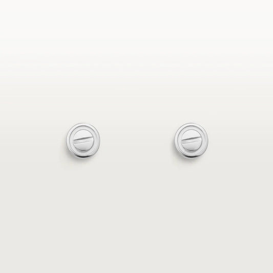 LUXEIFY LOVE EARRINGS SILVER 10MM