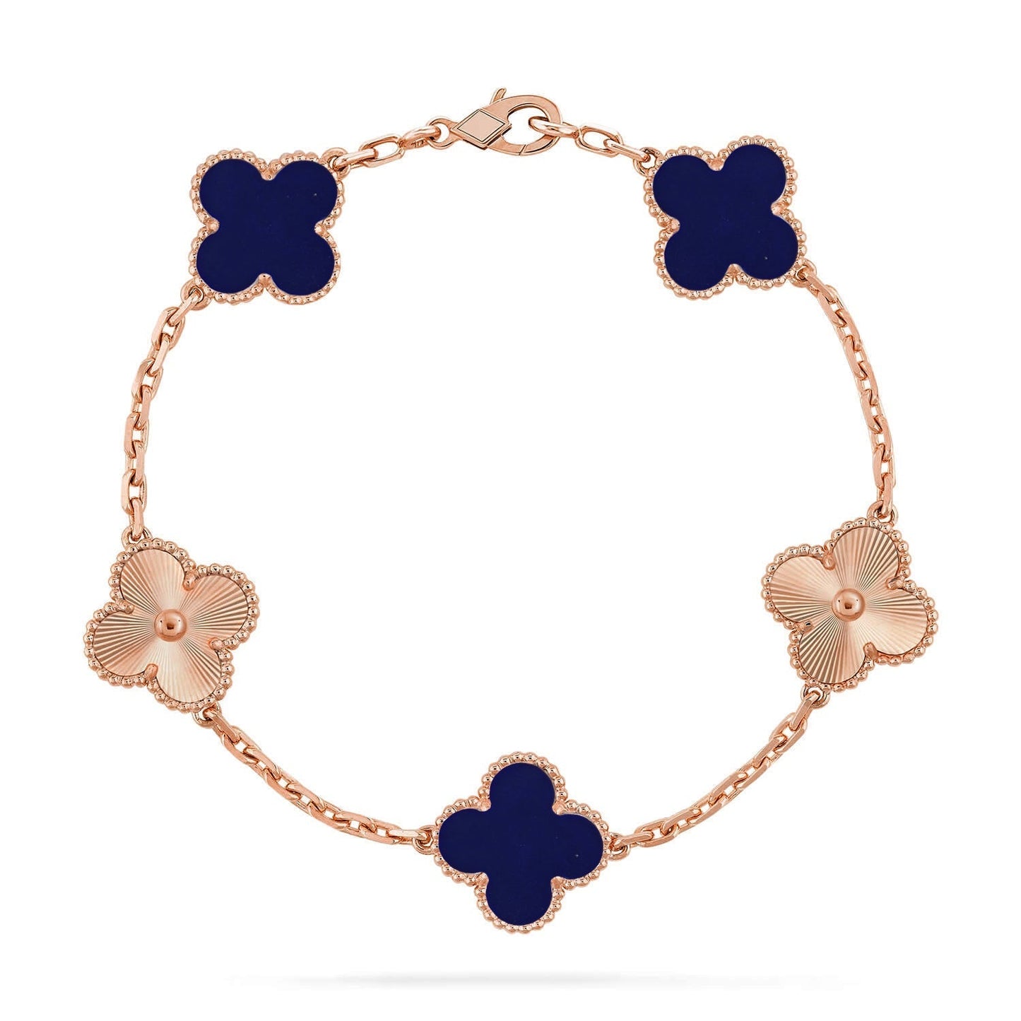 CLOVER 5 MOTIF LAPIS LAZULI BRACELET COLLECTION