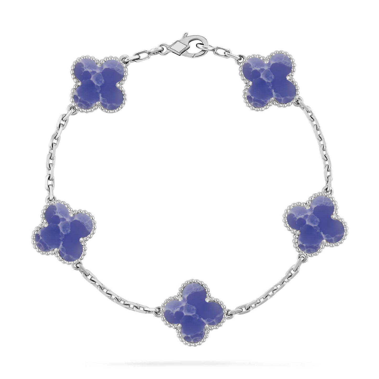 CLOVER 5 MOTIF BLUE VEINS BRACELET COLLECTION