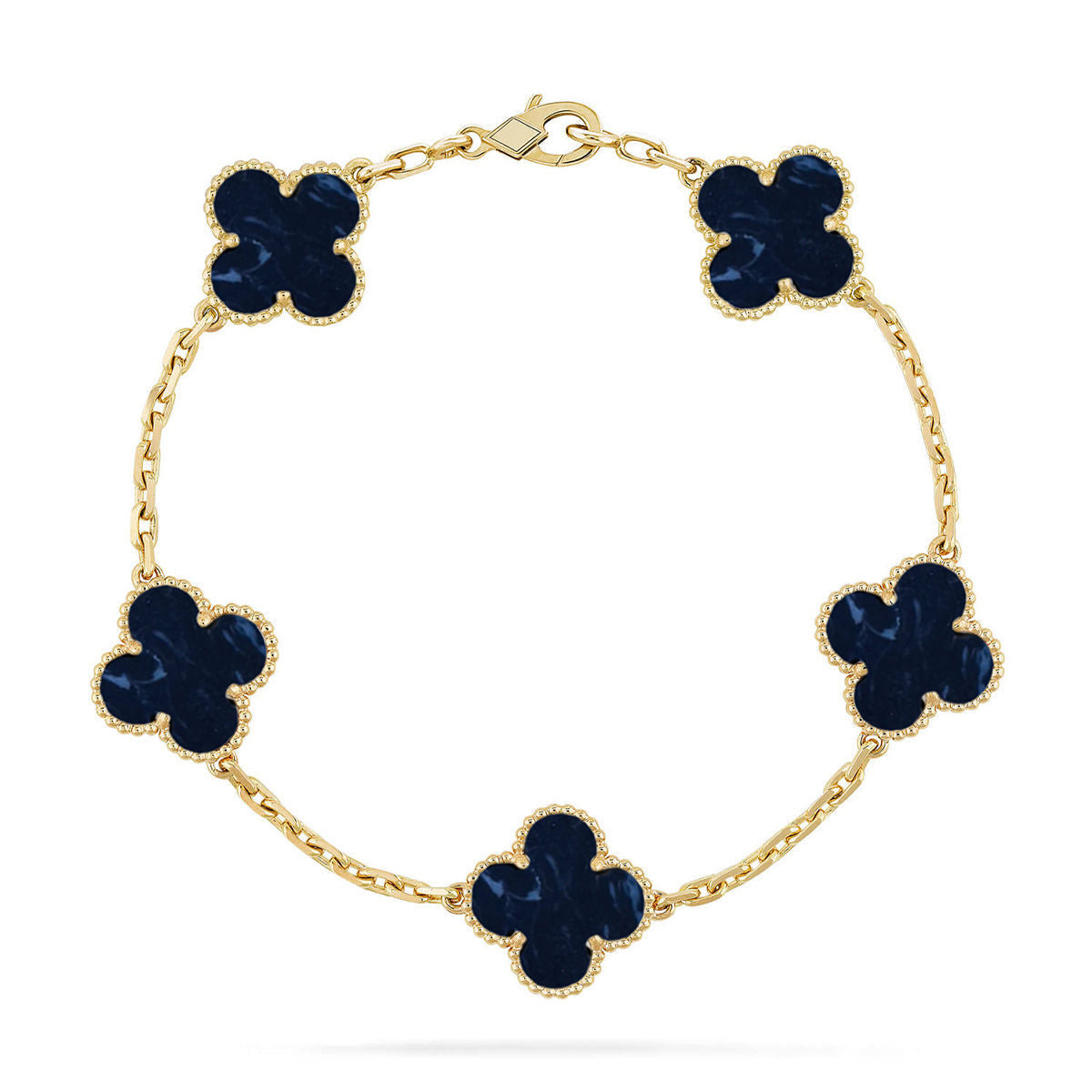 CLOVER 5 MOTIF PIETERSITE BRACELET COLLECTION