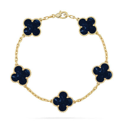 CLOVER 5 MOTIF PIETERSITE BRACELET COLLECTION