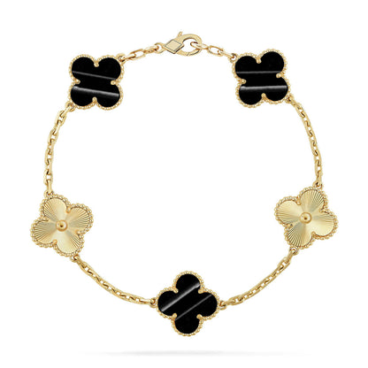 CLOVER 5 MOTIF PULSAR STONE BRACELET COLLECTION