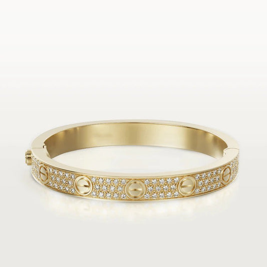 LUXEIFY LOVE BRACELET 6.1MM DIAMOND-PAVED